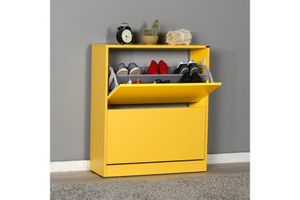 Adore Flat Duo 2-Tier Large Shoe Storage Cabinet
