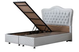 Camelli New Box, Hoofdbord En Matras, Wit, 160X200