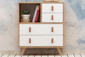 Es Mob Fallow Chest Of Drawers, White