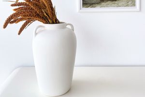 Pottle Ceramic Vase, White
