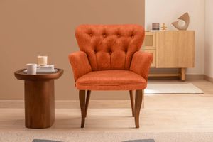 Armens Sessel mit Braunen Beinen