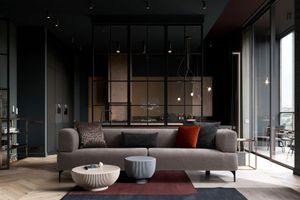 Cratos 4-Sitzer Sofa, Grau