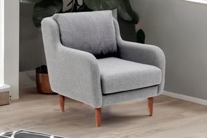 Merlin Armchair, Melange Grey