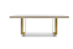 Nepal 6-8 Seat Fixed Dining Table, Cream