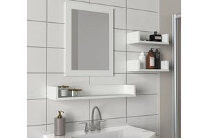 Simon Bathroom Cabinet, White