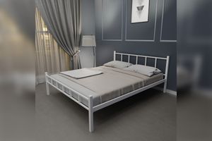 Kimmy Small Double Size Bed, 120 x 200 cm, White