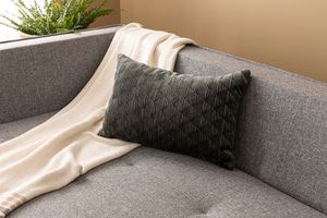 Trek Cushion Cover, 30x50 cm, Grey