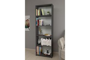 Mercia Decorative Bookcase, 169 cm, Grey
