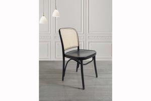 Samer Chair, Black & Natural