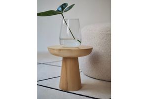 Přírodní odkládací stolek Tucas Home Mushroom, 40 cm