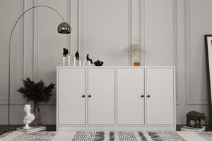 Lesi Kitchen Cabinet, White, Module X