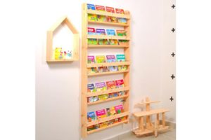 Sendie Montessorie Children's Bookcase, Pine