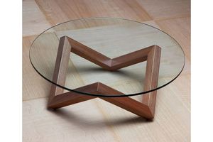 Teur Coffee Table, Dark Wood