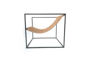 Sohomanje Cubic Accent Chair, Natural & Black