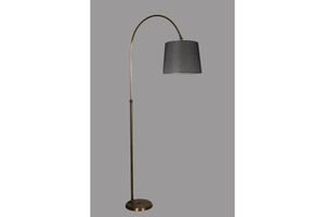 Lina Piramide Vloerlamp, Zwart en Mat Goud