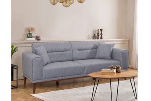 Liones 3-Sitzer Sofa, Nussbaum