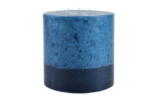 Stone Collection Deep Blue Candle, Large, Navy