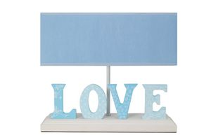 Misto Home Table Lamp Love, Blue