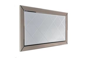 Neostyle Framed Diamond Mirror, 130 x 65 cm, Bronze