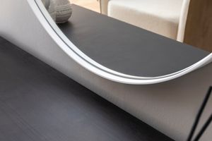 Otto Austyn Ronde Spiegel, 80 cm, Wit