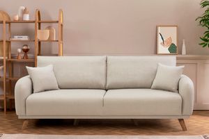 Hera 3-Zitsbank met slaapfunctie met opslagruimte (Kleurkeuze Stof In Showroom)