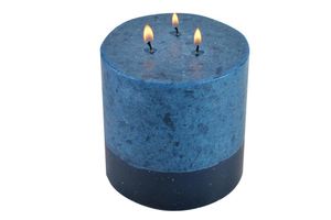 Stone Collection Deep Blue Candle, Large