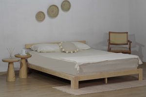 Eco Berlin Double Bed, 140 x 200 cm, Natural