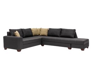 Esse Corner Sofa Chaise, Left, Dark Grey