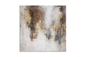 Gold Beige Ölgemälde