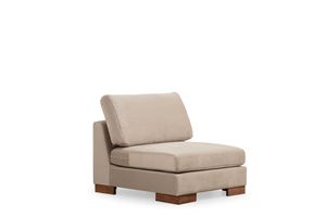 Tulip Modulaire Hoek, Enkele Module Zonder Armleuning, Ecru