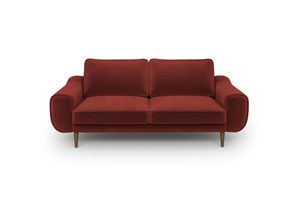 Klem 2-Sitzer Sofa aus Samtstoff