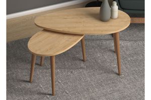 Spline Coffee Table, Oak