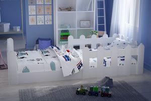 Pio Montessori Children Bed, 90 x 190 cm, White