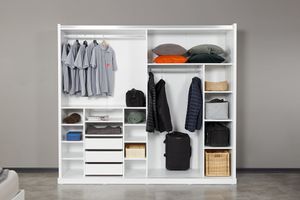 Life Kledingkast, Wit, Met Schuifdeur