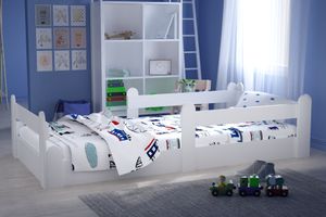 Seanton Montessori Children Bed, 90 x 190 cm, White