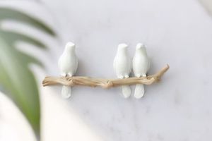 Vögel Wandfigur, 3 Tlg