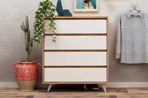 Es Mob Suvera Chest Of Drawers, White