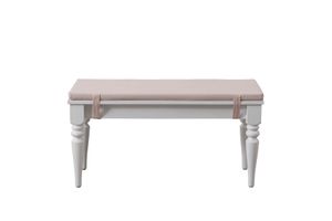 White Bank Roze Kussen, 95 Cm