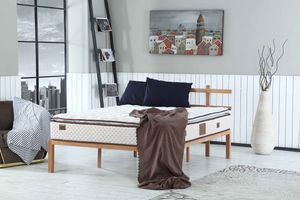 Bedcraft Pascha Medical Natural Volledig Orthapedisch Eenbed Met Ritspad, 90X190