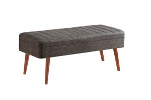 Vina Opbergbank Gestoffeerd, Walnoot