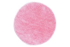 Eurobano Plain Round Rug 120 x 120 cm, Pink
