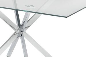 Sperrin Metalen Eettafel, Zilver