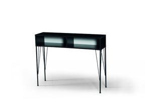 Homedora Accali Console Table, Black