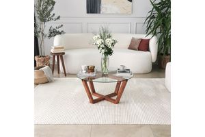 Neostill Lotus Coffee Table, Walnut