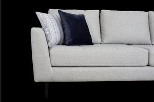 Tempo Hoekbank Links, Grijs