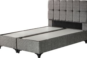 Cube Boxspringbett mit Kopfteil