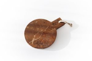Musmeus Marble Serving Plate, Brown