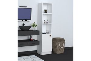 Trend Tall Cabinet, White