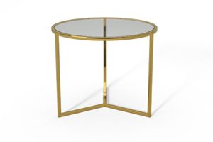 Lane Side Table, Brass