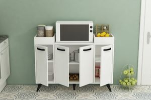 Visar Multifunctionele Kast, Wit